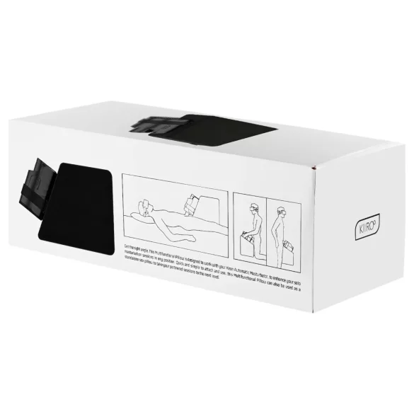 Kiiroo Keon - mastubatorhållare med kudde - svart