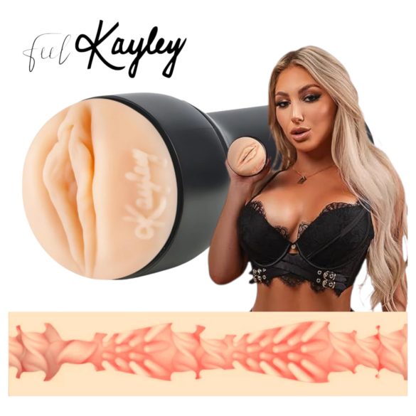 Kiiroo Kayley Gunner - masturbator i naturtro design, PowerBlow-kompatibel