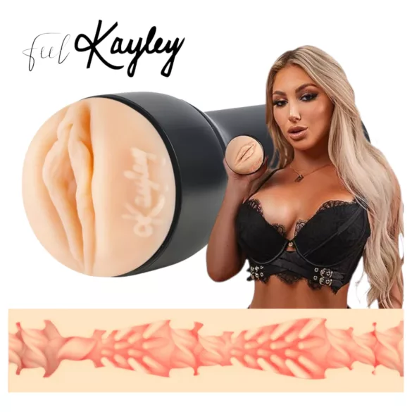 Kiiroo Kayley Gunner - masturbator - PowerBlow-kompatibel - naturfärg