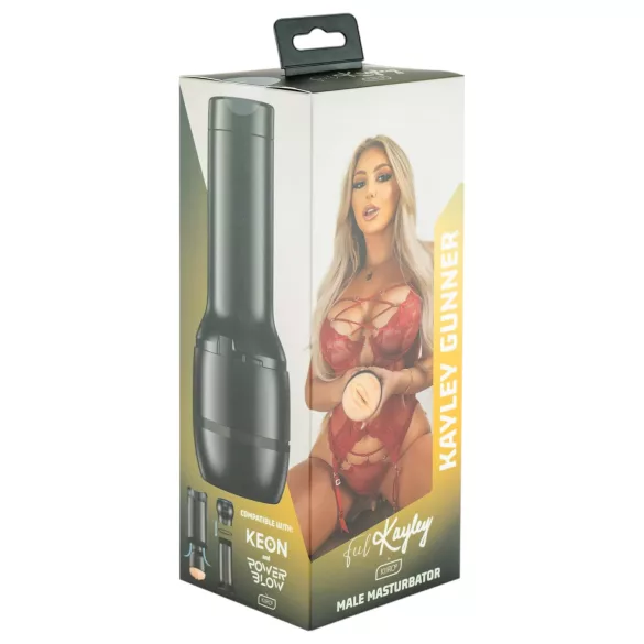 Kiiroo Kayley Gunner - masturbator - PowerBlow-kompatibel - naturfärg