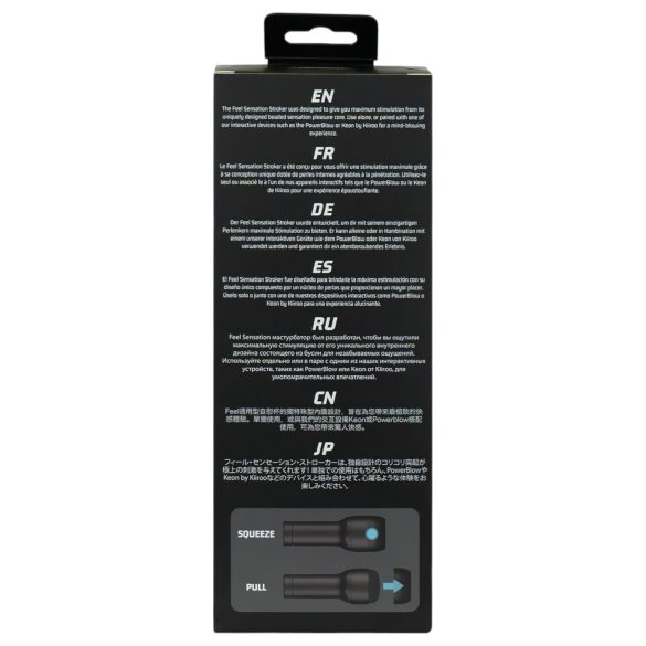 Kiiroo - Masturbator - Feel Sensation - PowerBlow kompatibel - svart