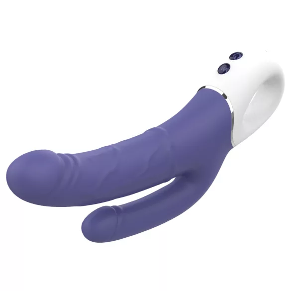 Dreamtoys Essentials - dubbel vibrator (lila)