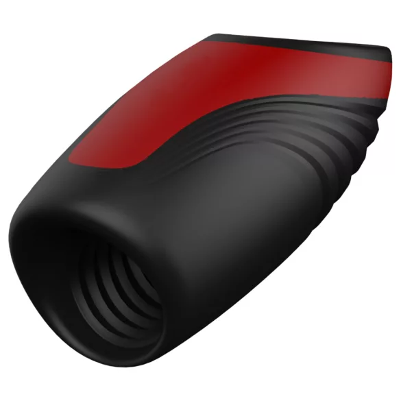 Dreamtoys Essentials - sugande och vibrerande masturbator (svart)