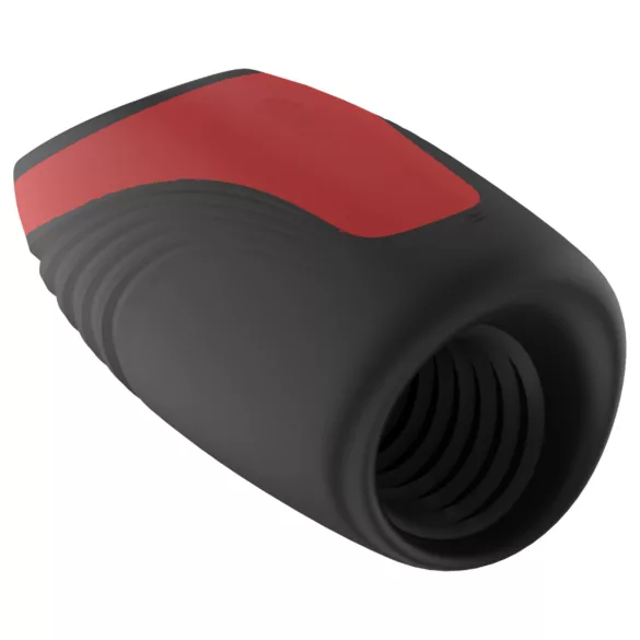 Dreamtoys Essentials - sugande och vibrerande masturbator (svart)