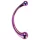 Dreamtoys - dildo i glas - lila