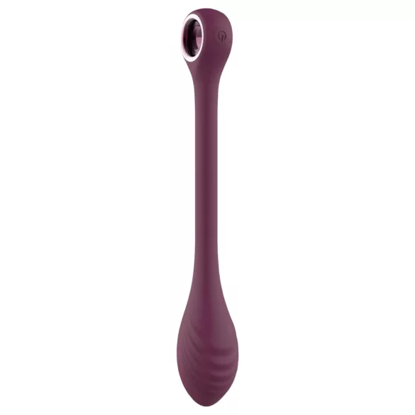 Glam - Batteridriven, vattentät, justerbar G-punkt vibrator (lila)