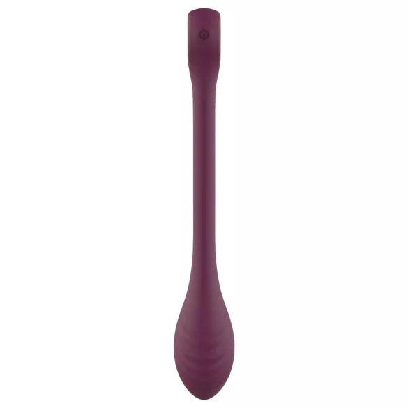 Glam - Batteridriven, vattentät, justerbar G-punkt vibrator (lila)