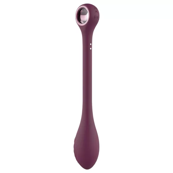 Glam - Batteridriven, vattentät, justerbar G-punkt vibrator (lila)