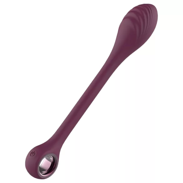 Glam - Batteridriven, vattentät, justerbar G-punkt vibrator (lila)