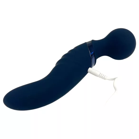 Glam - dubbelsidig wandvibrator (mörkgrå)