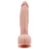 Mr. Dixx 7.6 - dildo med sugkopp och pung - naturfärg 19,5cm