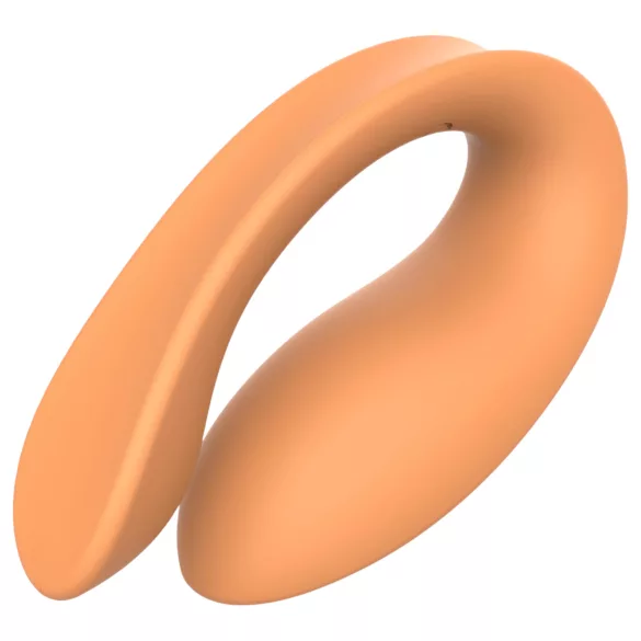 Glam - parvibrator med fjärrkontroll - uppladdningsbar - orange