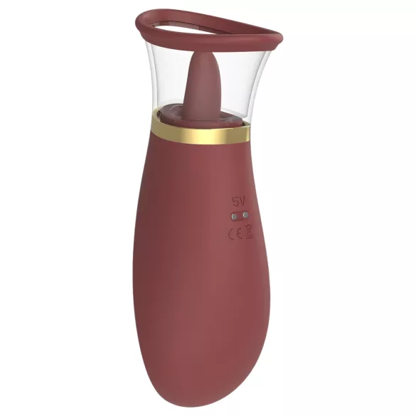 Dreamtoys Roxy - sugande lickvibrator - röd