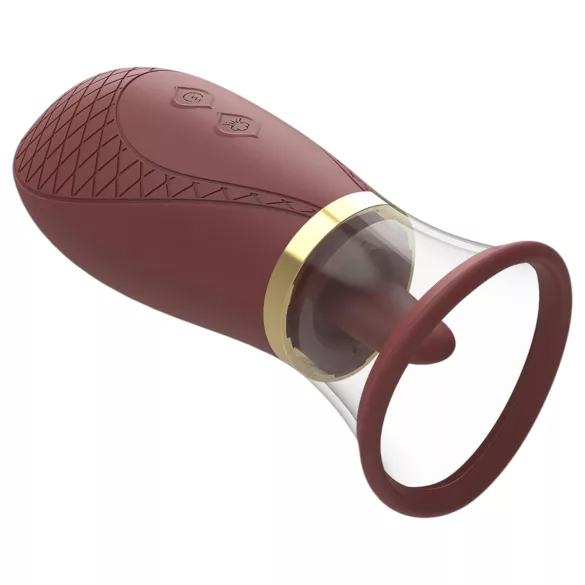 Dreamtoys Roxy - sugande lickvibrator - röd