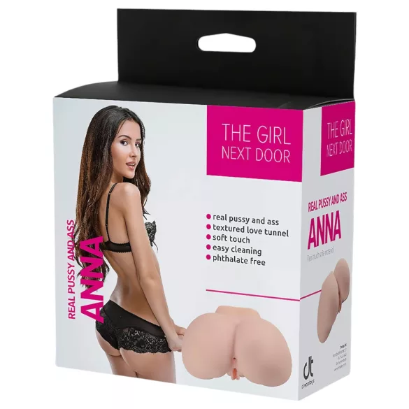 Flickan från grannhuset Anna - realistisk torso-onanimasturbator (hudfärgad)