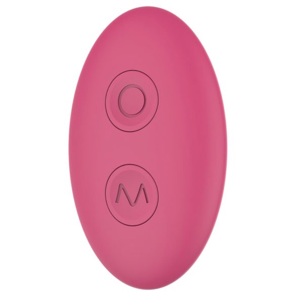Dreamtoys - fjärrstyrd bärbar vibrator med stötfunktion - rosa