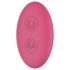 Dreamtoys - fjärrstyrd bärbar vibrator med stötfunktion - rosa