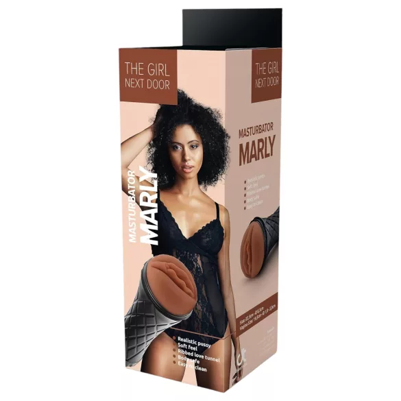 The Girl Next Door Marly - realistisk masturbator vagina - brun