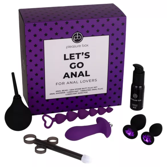 Pleasure Box Let's Go Anal - analkit - komplett set 7 delar