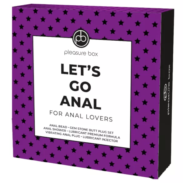 Pleasure Box Let's Go Anal - analkit - komplett set 7 delar