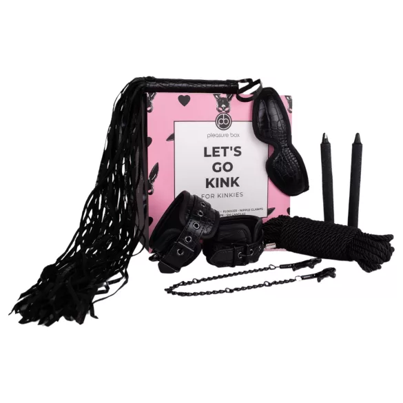 Pleasure Box Let's Go Kink - bondagekit - 6 delar