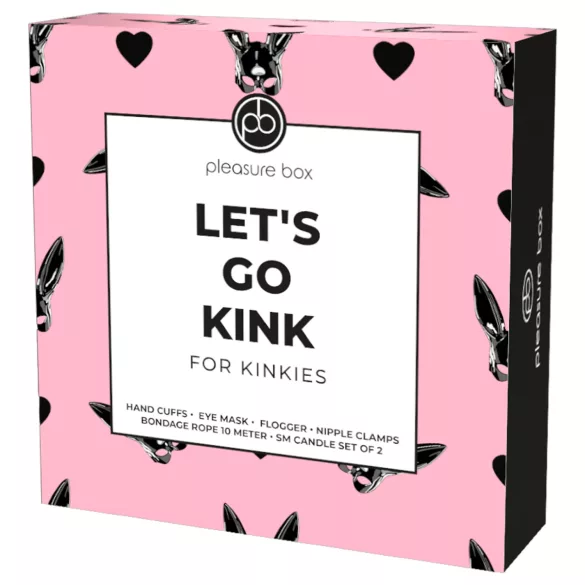 Pleasure Box Let's Go Kink - bondagekit - 6 delar