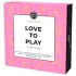 Pleasure Box Love to Play - vibrator set - 6 delar - rosa/lila
