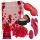 Dreamtoys Amour - bärbart trosvibrator-set (röd)