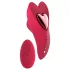 Dreamtoys Amour - bärbart trosvibrator-set (röd)