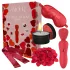 Dreamtoys Amour - stavvibrator-set (röd)