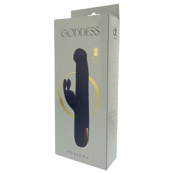 Dreamtoys Goddess Collection - stötvibrator (mörkblå)
