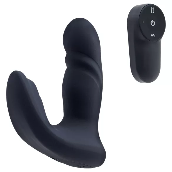 Dreamtoys Pulz - stötande analvibrator med fjärrkontroll (blå)
