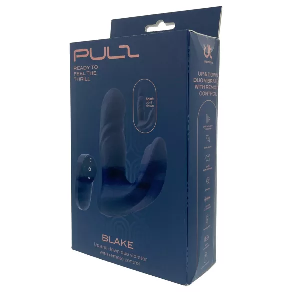 Dreamtoys Pulz - stötande analvibrator med fjärrkontroll (blå)