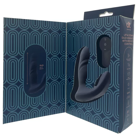 Dreamtoys Pulz - stötande analvibrator med fjärrkontroll (blå)