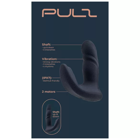 Dreamtoys Pulz - stötande analvibrator med fjärrkontroll (blå)