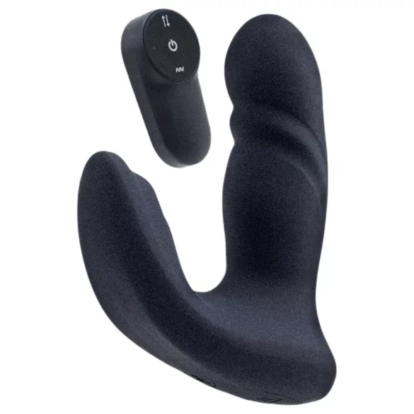 Dreamtoys Pulz - stötande analvibrator med fjärrkontroll (blå)