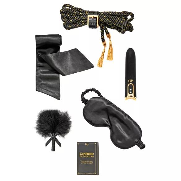 Guilty Pleasure Indulge - BDSM nybörjarpresentset (svart)