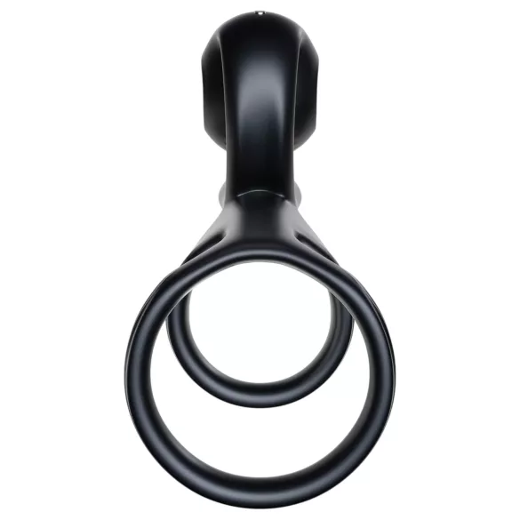 Snail Vibe Jovi - penisring och parvibrator - svart