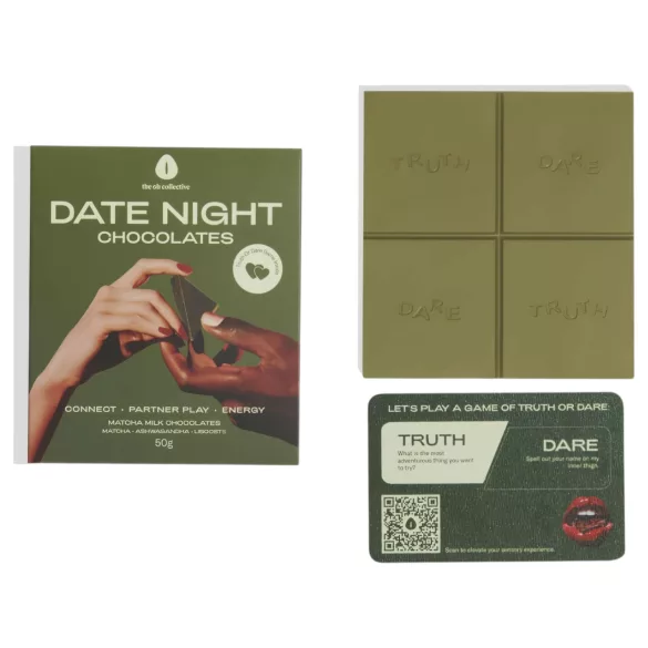 The Oh Collective Date Night Matcha - matcha- och jordgubbschoklad för par (50 g)
