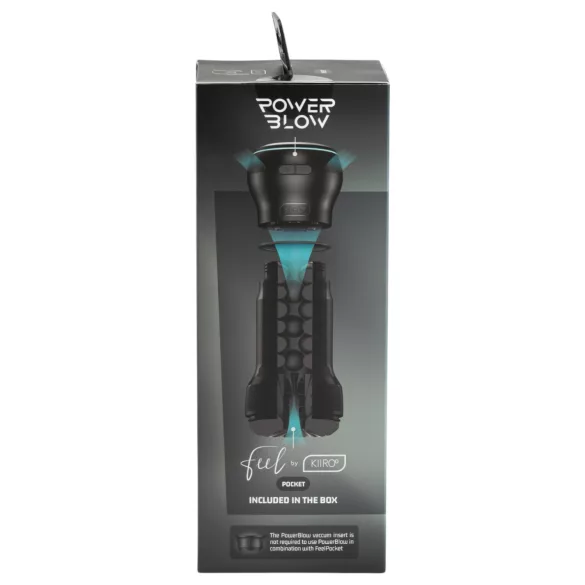 Kiiroo PowerBlow + Feel Pocket fickmasturbator (svart)