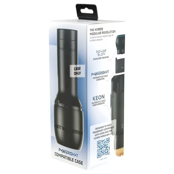 Kiiroo PowerShot-kompatibelt masturbatorfodral (svart)