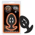 Kiotos - silikon analplugg med expander S (svart)