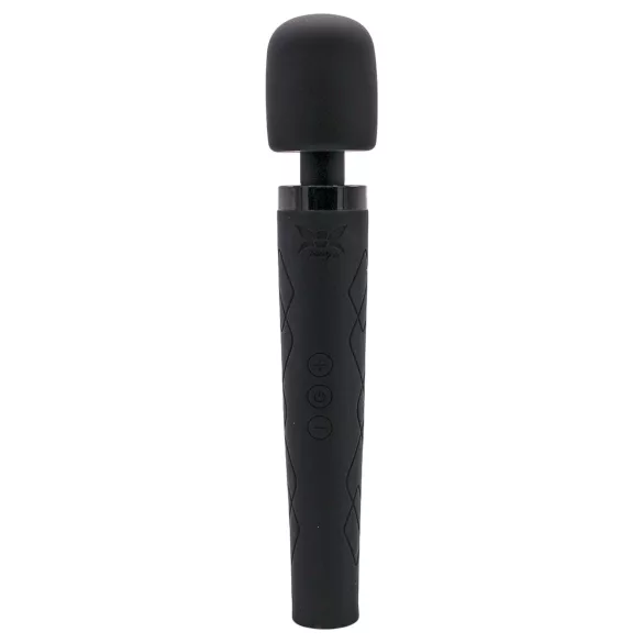 Pixey Deluxe Black Velvet - stavvibrator M (svart)