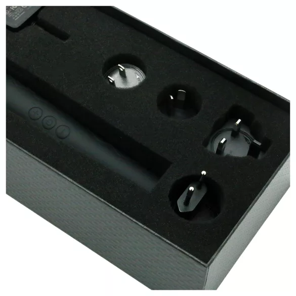 Pixey Deluxe Black Velvet - stavvibrator M (svart)