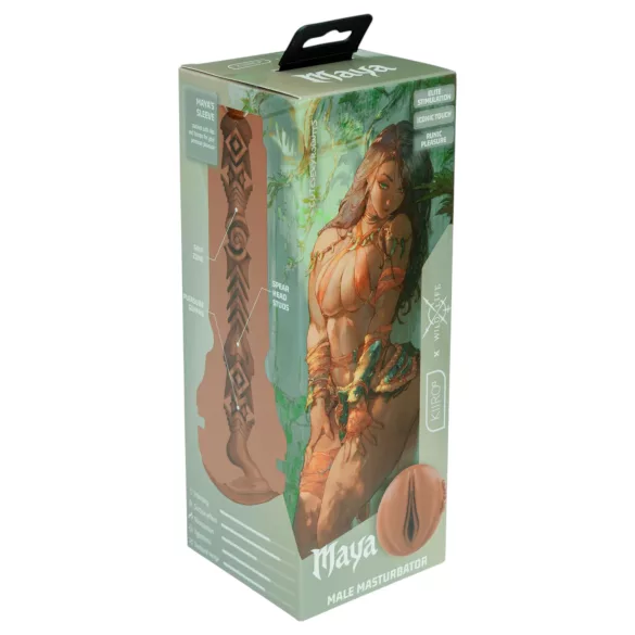 Kiiroo FeelMaya - verklighetstrogen onanidocka/masturbator (hudfärgad)