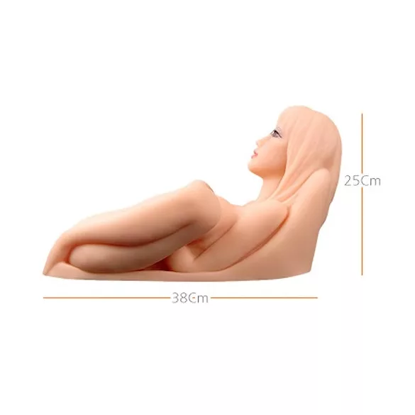 Kokos Hera 3 - megastor masturbator - naturfärg