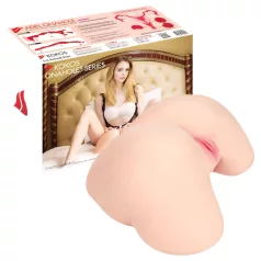   Kokos Adel Real Hips - realistisk torsomasturbator (naturell)