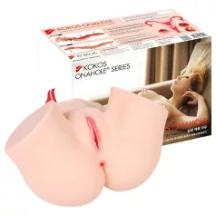 Kokos Onahole - naturtrogen torsomasturbator (naturfärgad)