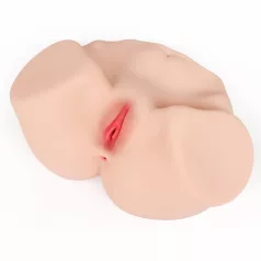   Kokos Maria - realistisk masturbator torsomodell vagina och anus - naturfärg