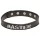 X-Play Master - bdsm halsband - justerbar - svart